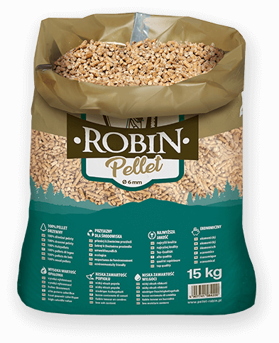 worek pelletu opałowego Robin do kupienia w Wiskitkach lub sklepie internetowym